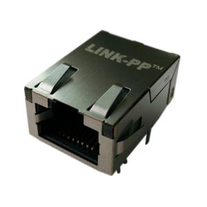 China Low Profile RJ45 Connector With 1000Base-T Integrated Magnetics wholesale