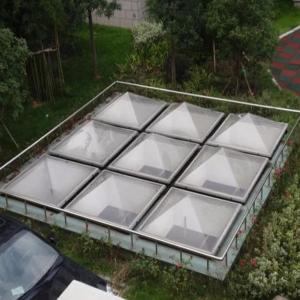 China High Strength Polycarbonate Dome Cover , Unbroken Playground Plastic Dome wholesale