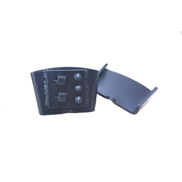 Concrete grinding diamond tools diamond grinding shoes with double rectangle segments