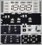 Curve Shape Custom LED Displays 16mm Resolution For Refrigrator Controller