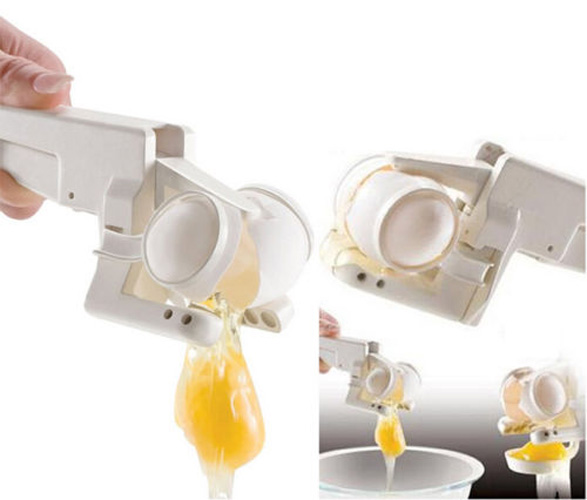 separate EZ Egg Cracker Handheld EZ cracker egg cracker with separator tools egg beaters