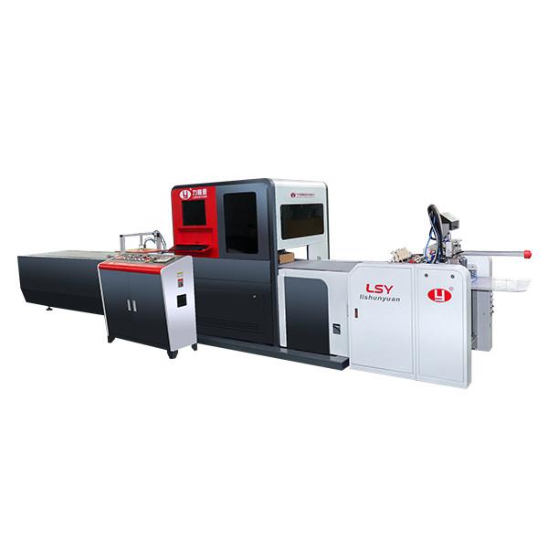 Quality Automatic Visual Positioning Machine For Rigid Boxes Speed up to 25-35pcs / min. for sale