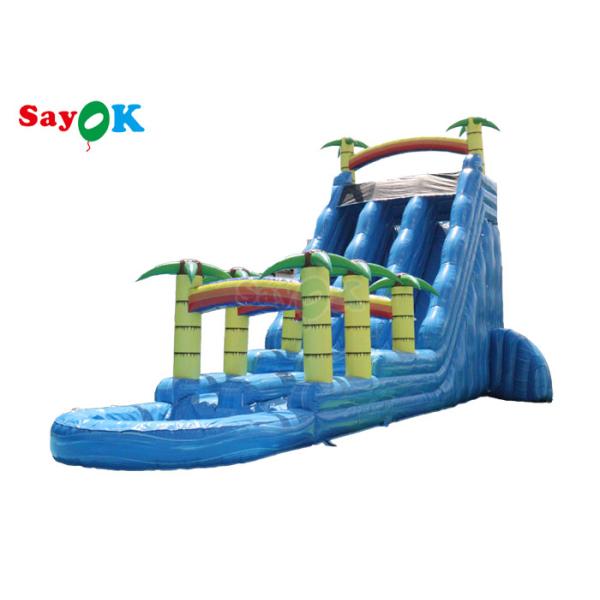 Inflatable Swimming Pool Slide Tropical Fiesta Breeze Commercial Inflatable