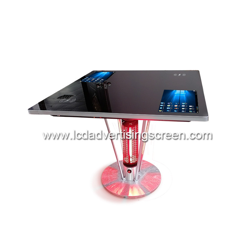 Quality FCC 15.6 Inch Restaurant LCD Digital Touch Screen Table With Heater for sale