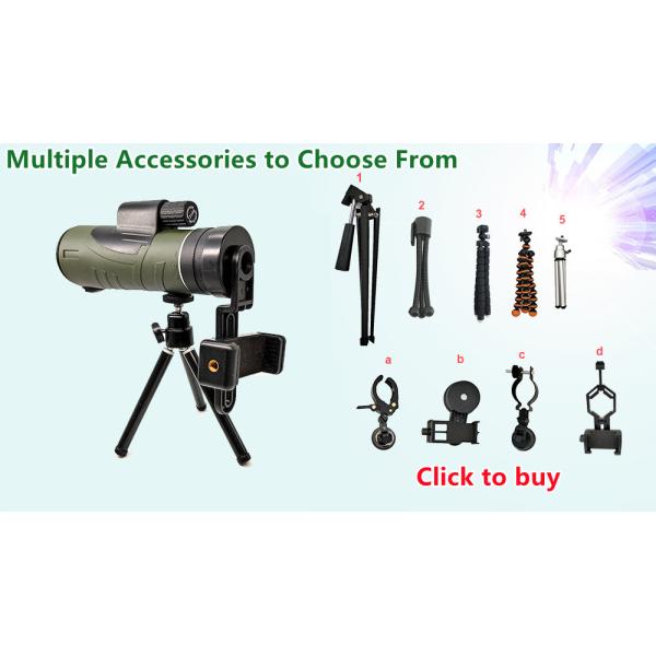 High Power Prism Hand Held Monocular Telescope For Concerts And Sports Game