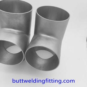 China Chlorination Systems Seamless Stainless Steel Pipe Tee Fittings Excellent Resistance on sale