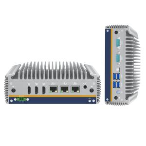 China Industrial Fanless Mini PC Unmatched Efficiency with Intel UHD Graphics and All Aluminum Body Support WIN10/WIN11/Linux wholesale