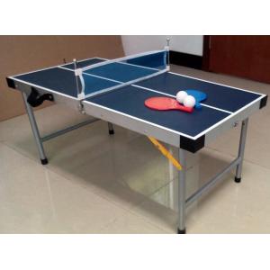 China Aluminum Frame 3 FT Mini Game Table Wood Folding Mini Ping Pong Table For Children on sale