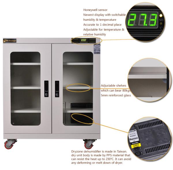 Quality SMT Dry Cabinet Warranty for two year with LCD Digital Display for sale