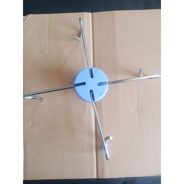 Blue Stainless Steel Infusion Rod Hook For Hospital