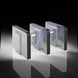 RS485 TCP Flap Barrier Turnstile Pedestrian Speed Gates AC220V