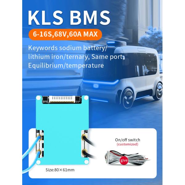 6S 7S 10S 11S 16S 20A 25A 35A 45A 55A 60A Lifepo4 Bms Board 20v 48v 60v Li-Ion BMS