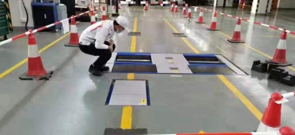 Quality AA4C Vehicle Test Lines For R&D Institutions Axle Load Side Slip Suspension Brake Roller Tester for sale