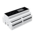 DIN Rail DC-NET Lighting Control Module 128*64 LCD Information Display 2 Watts