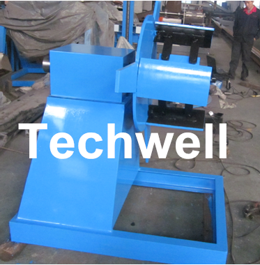 Steel Metal Box Gutter Roll Forming Machine With PLC Frequency Control
