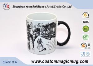 Ceramic Custom Magic Photo Mug with Handle , Funny Heat Reactive Coffee Mugs