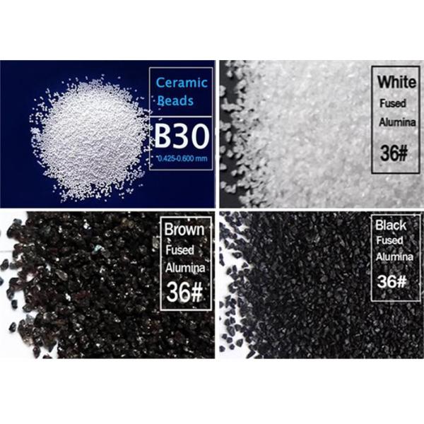 B30 size 425-600μm Sandblasting Ceramic Blasting Media for metal surface finish