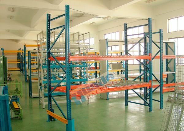 Double Deep Pallet Racking System For Warehouse , Each Level Adjustable Pallet