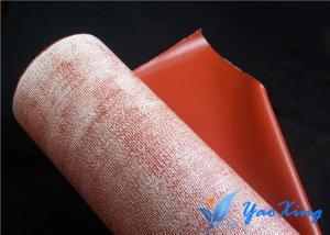 China Heavy Duty Silicone Coated Fiberglass Cloth For Heat Resistance And Insulation Sleeve wholesale