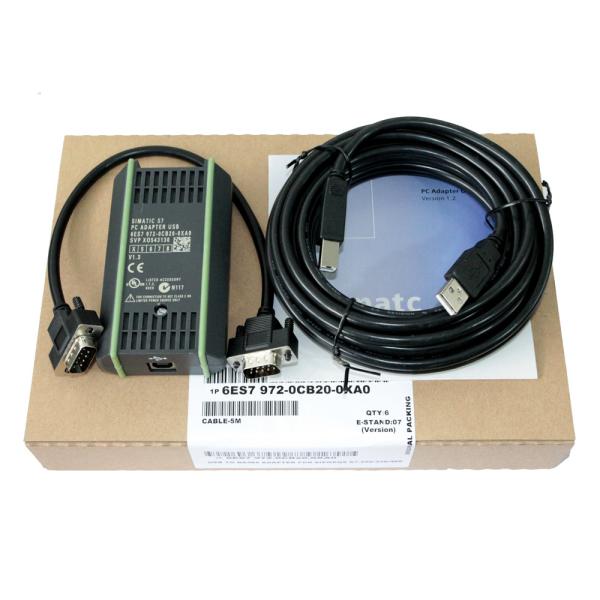 Quality S7-300 S7-400 PLC Programming Cable 6ES7 972-0CB20-0XA0 PC/MPI+ USB/PPI+ for sale