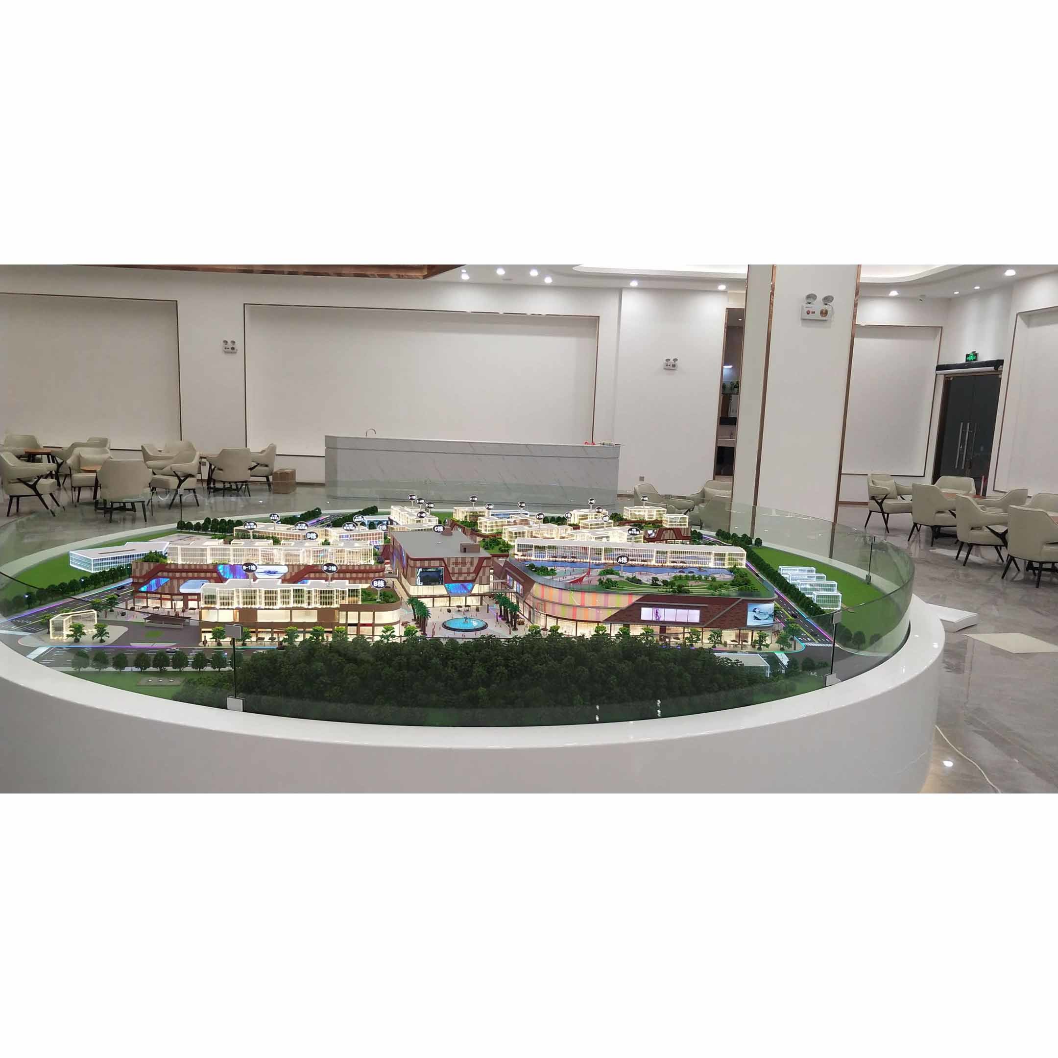 China 1:100 Architectural Site Model Commercial Construction Site Model wholesale