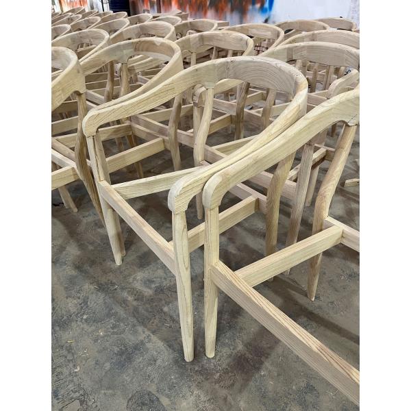 NO Folded Nordic Modern Stackable Solid Wood Banquet Chairs for Events Hotel Furniture
