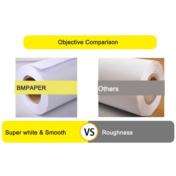 24 " 36 " 48 " 60 " * 50m Plain CAD Drawing Paper Roll For Apparel Factory 80GSM