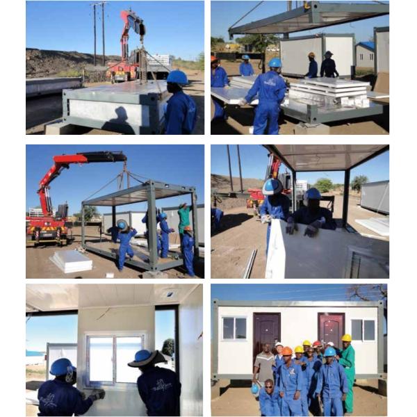 Q355 Q235 Modular Container Buildings Prefab Container Homes Customized