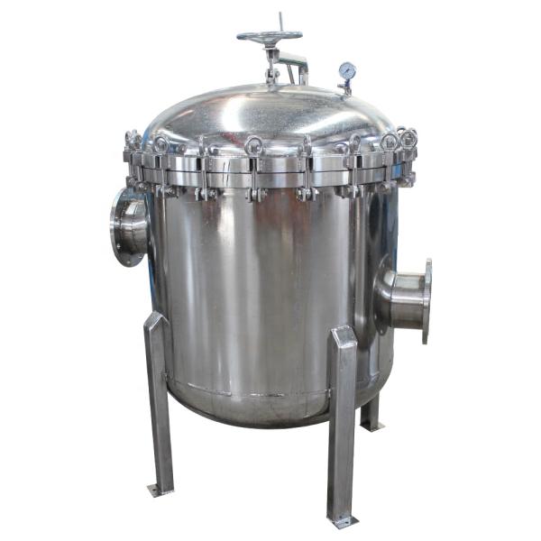 500L/Hour Stainless Steel Bag Filter Housing with Sandblast/Electrolytic Polishing