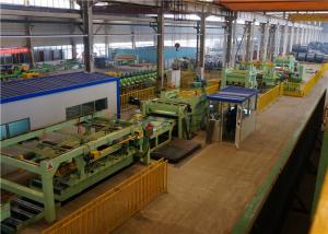 China Steel Coil Cut To Length Line , 16×2200 Sheet Metal Slitter Machine wholesale