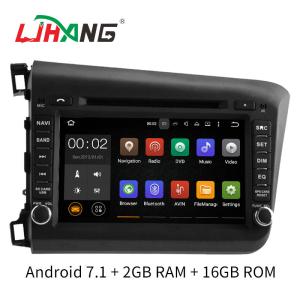 Classic Front Panel Honda Civic Dvd Player With Gps Navigation 1GB/2GB DDR3 RAM