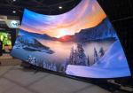 RGB Lightweight Flexible Video Wall , Multifunctional Curve LED Screen