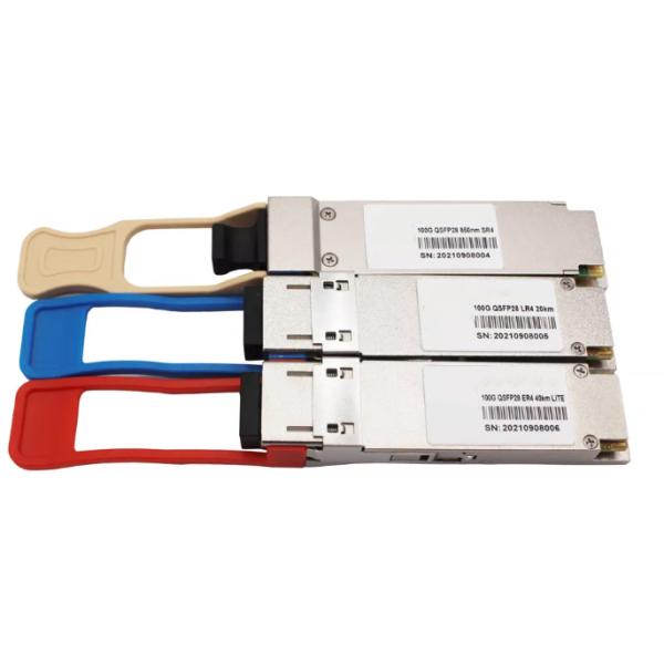 MTP / MPO-12 Ddm Vcsel SFP Fiber Transceivers QSFP28 850nm 100m