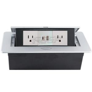 China 10A Multifunction Hidden Desktop Power Socket Pop Up Table Socket Outlet wholesale