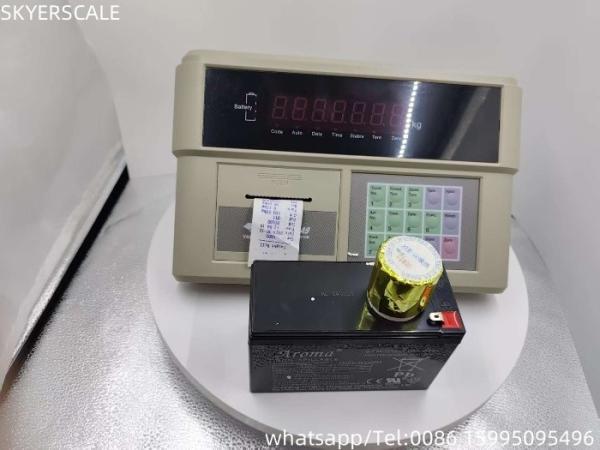 Quality Weighing Indicator Monitor Plastic  YAOHUA XK3190-A9P Built In Printer For Truck Scale for sale