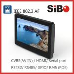 7" Android Touch Monitor With Open Frame / Inwall Android And POE
