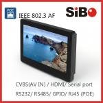 In wall/On Glass Mounting Touch Screen Tablet supports POE, NFC/RFID and Fading