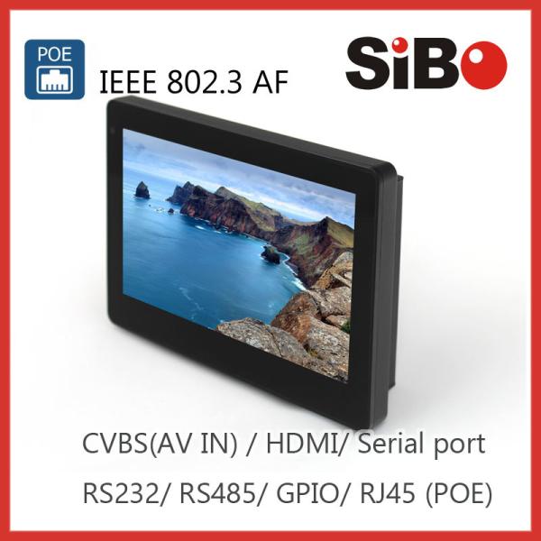 Quality 7" Android Touch Monitor With Open Frame / Inwall Android And POE for sale