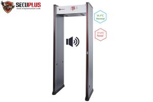 China Infrared Temperature Measuring Door Frame Metal Detector For School Mall Hotel Airport wholesale