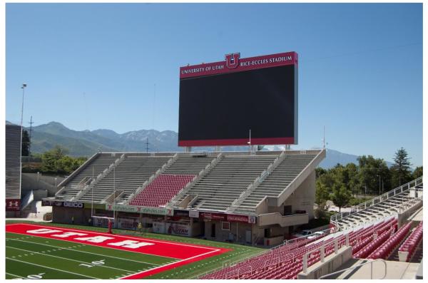P8 stadium perimeter led display / led scoreboard display magnesium alloy