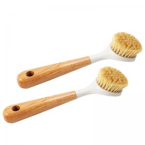China Kitchen Sisal Utensil Cleaner Brush Set Fibre Wooden Natural All Eco Friendly on sale