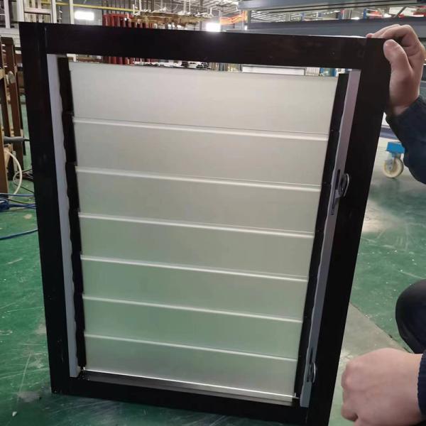 Quality Adjustable Frosted Glass Louver Window For Bathroom With Ventilation Privacy Function for sale