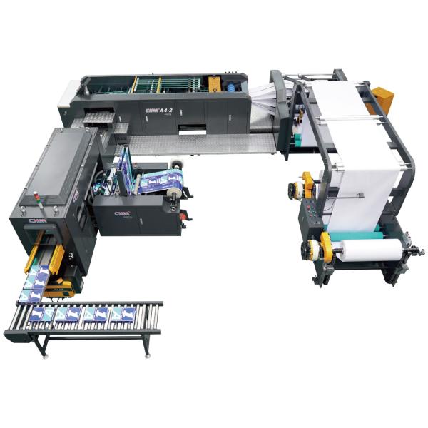 Compact Design A4 Sheeter with High Precision Cutting for 10 Tons Per Day A4 Production Line