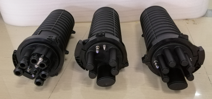 144 Cores Heat Shrinkable Sealing Fiber Optic Splice Closure 3 In 3 Out FTTH Dome Type Fiber Optic Joint Closure