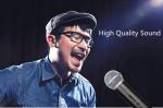 50/60Hz UHF Wireless Handheld Microphone Phase Lock Loop Frequency Control
