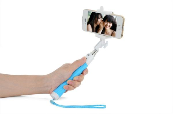 Quality Universal Wireless Extendable Self-portrait Bluetooth Monopod Handheld Selfie Stick for sale