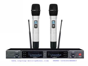 LS-6300 wireless microphone system UHF IR selecta ble frequency PLL AUTOMATIC INDUCTION  competetive price rack ear