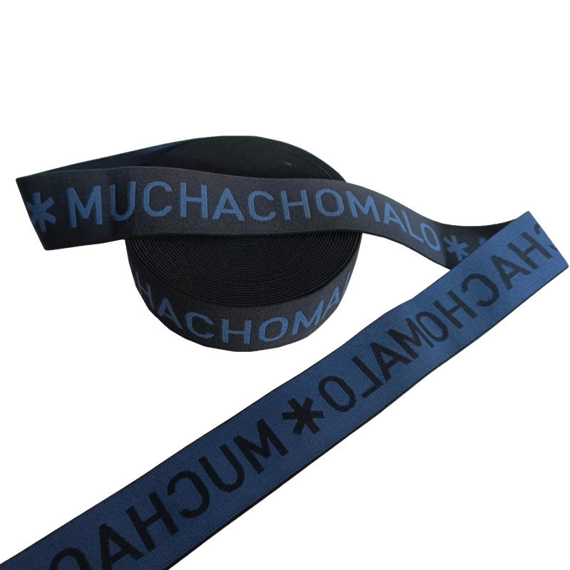 Textile 38mm Polyester Webbing Rubber Polyester Elastic Band