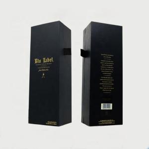 China Fancy Single Bottle Cardboard Wine Box  / Paper Noble Personalised Wine Gift Box on sale