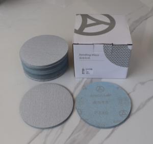 China White Aluminum Oxide Hook And Loop Sanding Disc For Wood Orbital Sander wholesale